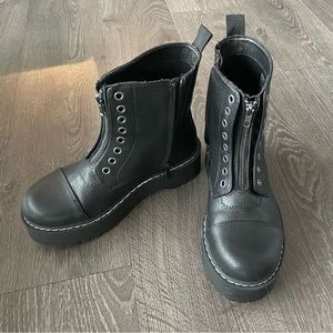 Torrid platform combat boots